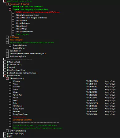 Elden Ring Cheat Engine Table